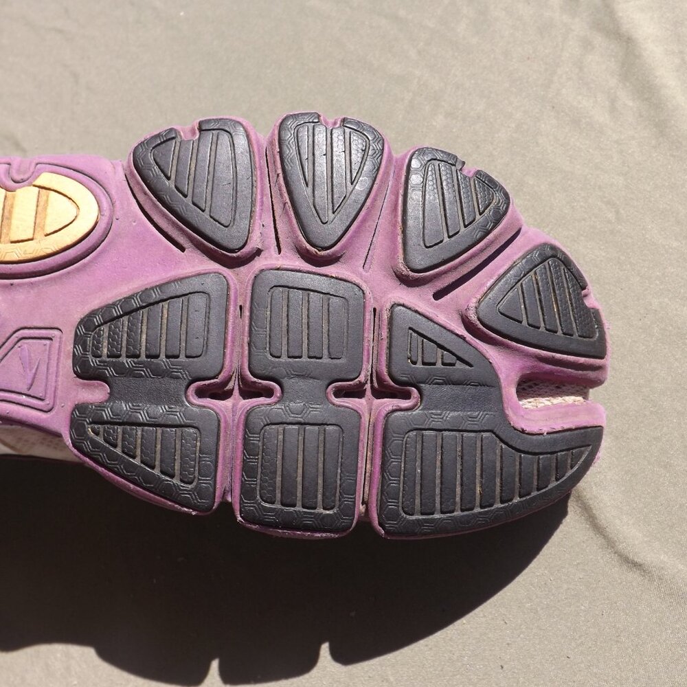 Brooks Pure Flow Dna Cup White Purple Running Athletic Sneakers Shoes Sz 8.5 View 6